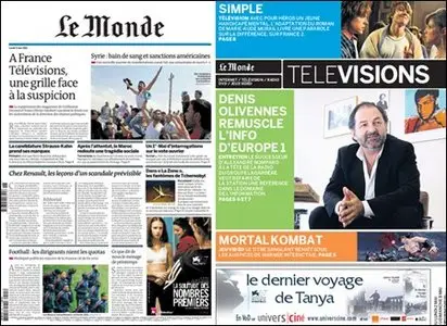Le Monde - 01 & 02 May 2011 (+ Supplement)