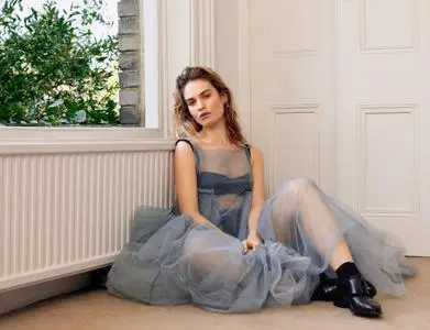 Lily James by Sharif Hamza for Allure August 2018