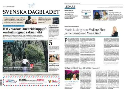 Svenska Dagbladet – 12 oktober 2018