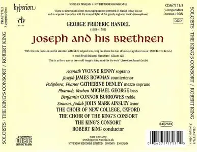 Robert King, The King's Consort, The Choir of New College, Oxford - George Frideric Handel: Joseph and his Brethren (1996)