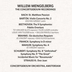 Willem Mengelberg - The Concertgebouw Recordings (2013) {15CD Box Set Decca rec 1939-1941}