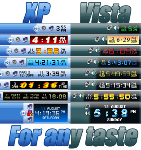 Drive Software Clock Tray Skins 4.3