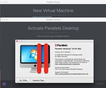 Parallels Desktop 10.2.2.29105 Multilingual Mac OS X