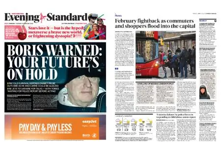 London Evening Standard – February 01, 2022