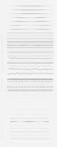 Horizontal Dividers PSD