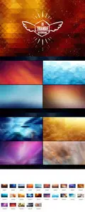 25 Triangle Backgrounds
