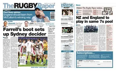 The Rugby Paper – July 10, 2022