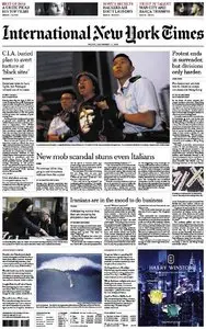 International New York Times - Friday, 12 December 2014