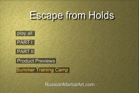 Russian Martial Art - Escape from holds