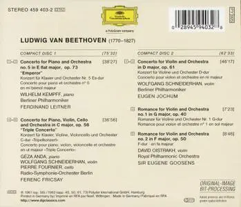 Wilhelm Kempff, Géza Anda, Wolfgang Schneiderhan, Pierre Fournier - Beethoven: The Complete Concertos, Vol. 2 (2016)