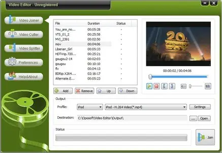Oposoft Video Editor 7.6
