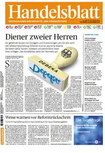 Das Handelsblatt vom 13 November 2013