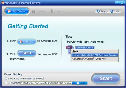 AnyBizSoft PDF Password Remover 1.2.0.11