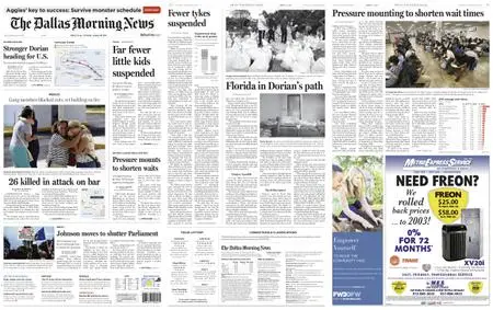The Dallas Morning News – August 29, 2019