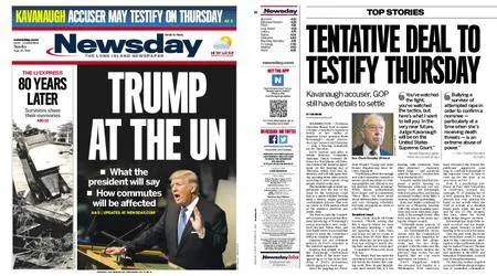 Newsday – September 23, 2018