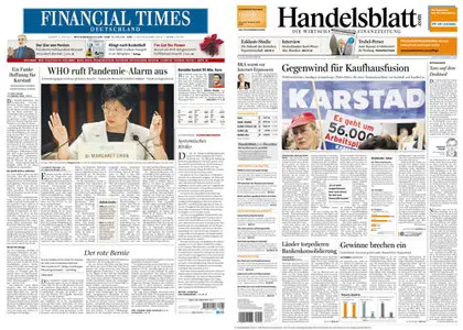 FinancialTimes Deutschland & Handelsblatt vom 12.06.2009