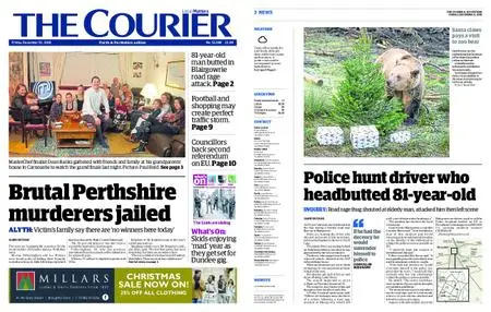 The Courier Perth & Perthshire – December 21, 2018