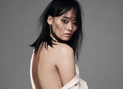 Li Xiao Xing by Bjarne Jonasson for Elle UK March 2015