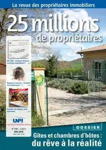 25 Millions de Proprietaires - mai 2016