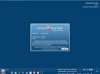 Active@ Boot Disk v4.1.4 + Hiren's BootCD 9.9 + Acronis BootCD Reanimator 4.2009 + DrWeb Live CD