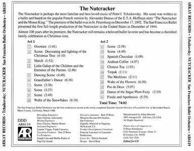 San Francisco Ballet Orchestra - The Nutcracker (1991) {Arkay} **[RE-UP]**