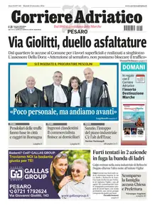 Corriere Adriatico Pesaro - 10 Dicembre 2024