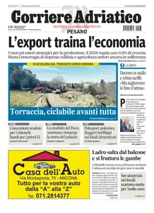 Corriere Adriatico Pesaro - 3 Gennaio 2025