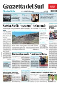 Gazzetta del Sud Messina - 25 Luglio 2024