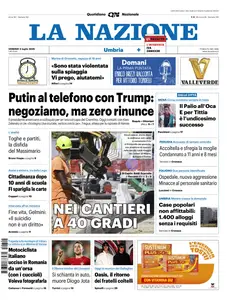 La Nazione Umbria Terni - 4 Luglio 2025