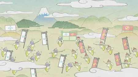 Bananya S03E11 1080p CR WEB DL AAC2 0 H 264 (Multi Subs Bananya S03E11 The Great Warring States Battle Nya!