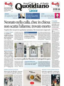 Quotidiano di Puglia Lecce - 3 Gennaio 2025