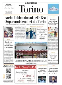 la Repubblica Torino - 28 Agosto 2024