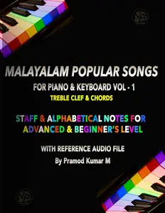 Malayalam Popular Songs for Piano & Keyboard Vol-1