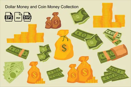 EE - Dollar Money and Coin Money Collection PQT9QC2