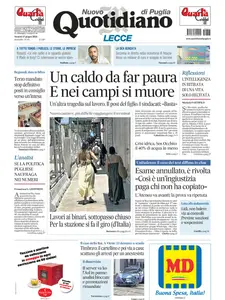 Quotidiano di Puglia Lecce - 27 Giugno 2025