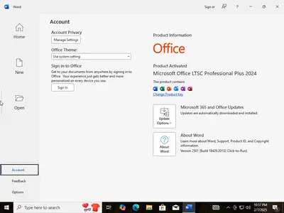 Windows 10 Pro 22H2 build 19045.5440 (x64) With Office 2024 Pro Plus Multilingual Preactivated