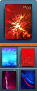 Design business layout for magazine or brochure vector 11