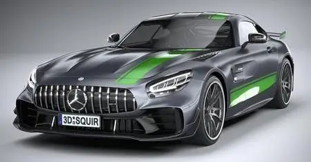 Mercedes-Benz AMG GT-R PRO 2020 3D Model