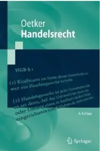 Handelsrecht (Auflage: 6) [Repost]