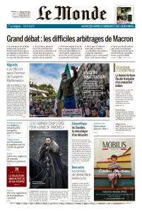 Le Monde du Dimanche 14 et Lundi 15 Avril 2019