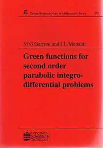 Green functions for second order parabolic integro-differential problems