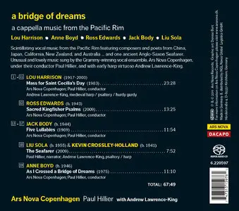 Ars Nova Copenhagen, Paul Hillier - A Bridge of Dreams: a cappella Music from the Pacific Rim (2011)