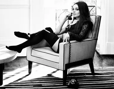 Mila Kunis by Robert Erdmann for Glamour UK September 2011