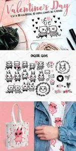 CreativeMarket - VALENTINE'S DAY Set