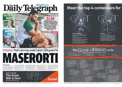 The Daily Telegraph (Sydney) – April 15, 2019