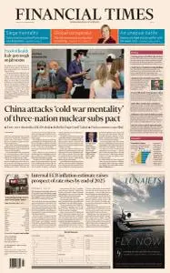 Financial Times Asia - September 17, 2021