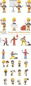 Vectors - Construction Workers Set 5