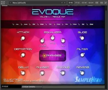 SampleHero EVOQUE Vocal Synth KONTAKT