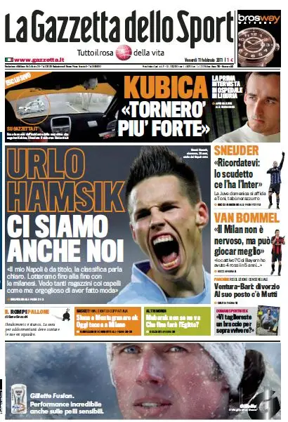 La Gazzetta dello Sport (11-02-11)