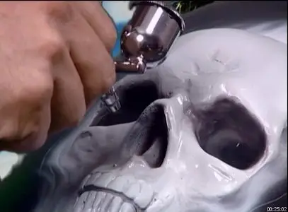Dennis Mathewson - Motorcycle tank sculpting